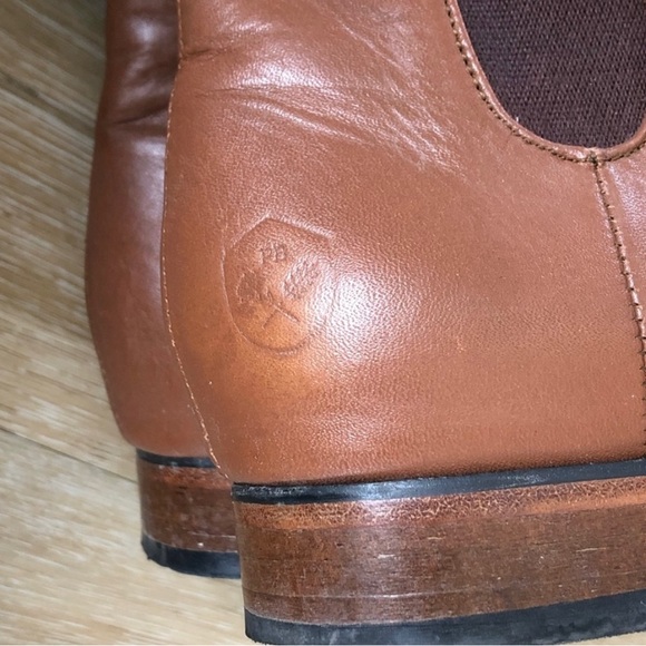 Poppy Barley Cognac Leather Ankle Boots - Picture 11 of 11